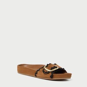 Barely worn Loeffler Randall Iris Cocoa Flat Sandal
